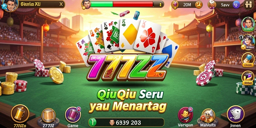 Screenshot dari gameplay seru QiuQiu 777ZX.