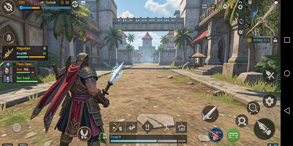 Tampilan gameplay D06 yang mendebarkan saat membangun kerajaan.