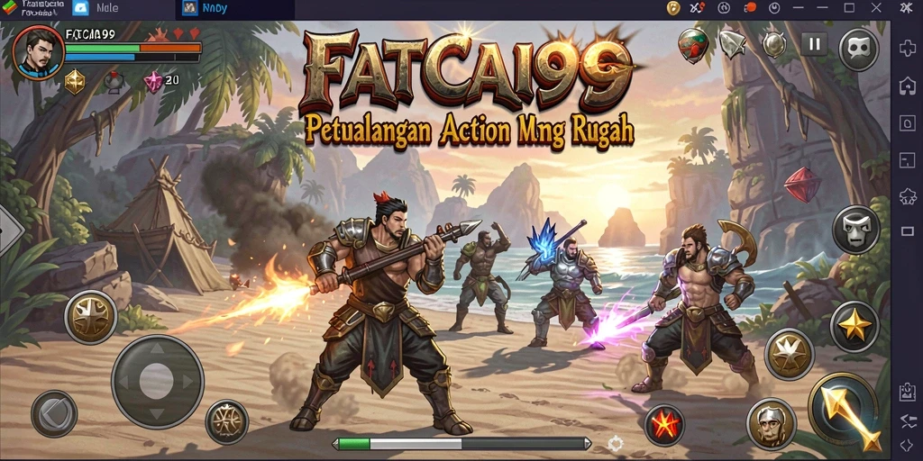 Tampilan menakjubkan dari gameplay ARPG di FATCAI99.