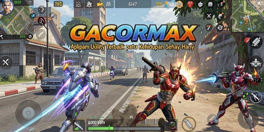 Tampilan antarmuka GACORMAX yang sederhana dan intuitif.