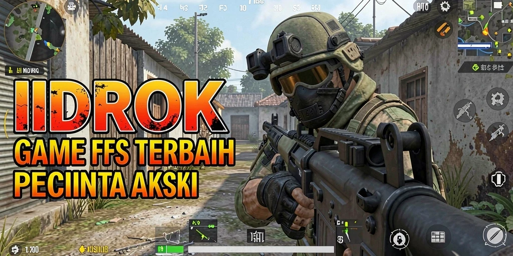 Gameplay intens <strong>IDROK</strong> menunjukkan aksi tembak-menembak yang mendebarkan.