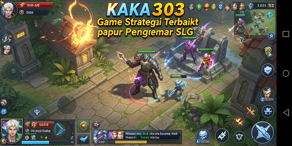 Tampilan gameplay KAKA303 yang menakjubkan dalam aksi strategi SLG.