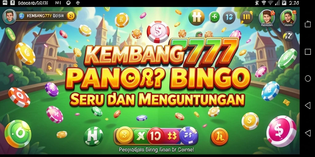 Tampilan gameplay KEMBANG777 dengan serunya bermain bingo.
