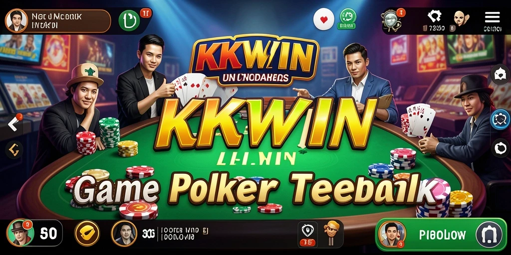 Screenshot gameplay KKWIN menampilkan momen seru saat bermain Poker.
