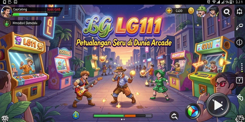 Tampilan gameplay menarik di LG111 dengan karakter yang dinamis.
