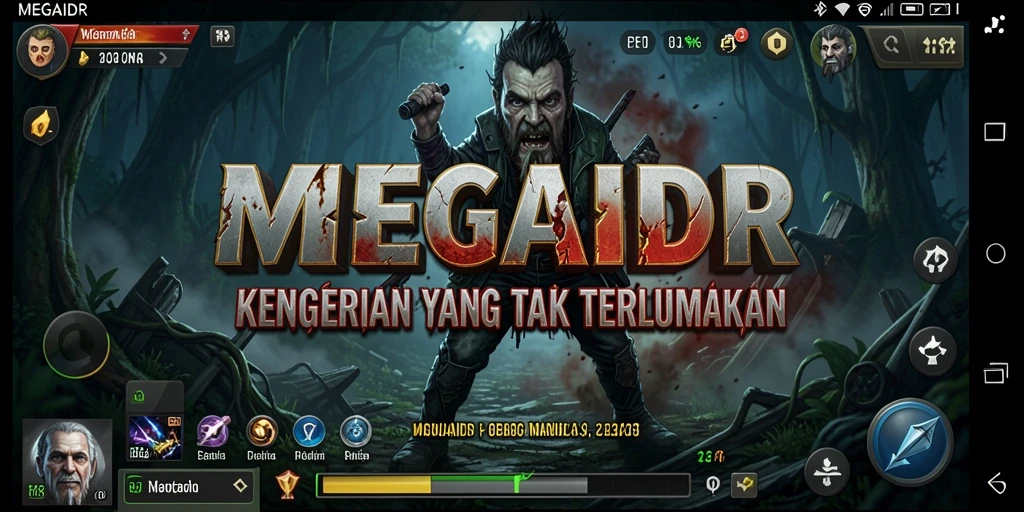 Gameplay menyeramkan MEGAIDR dengan suasana horor yang mendalam.