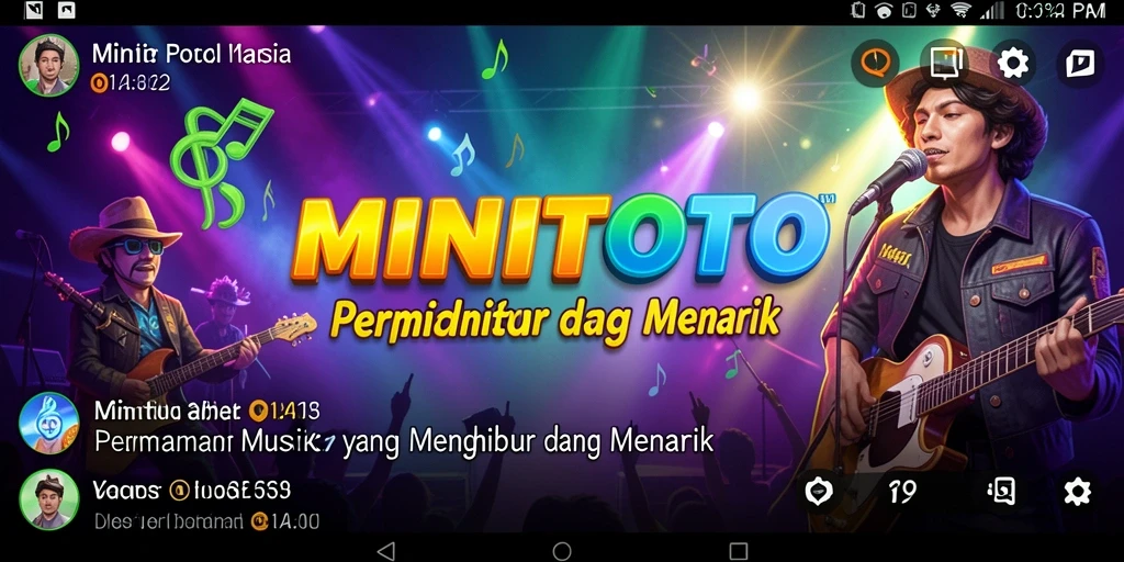 Gameplay menarik dari MINITOTO dengan alunan musik yang menyenangkan.