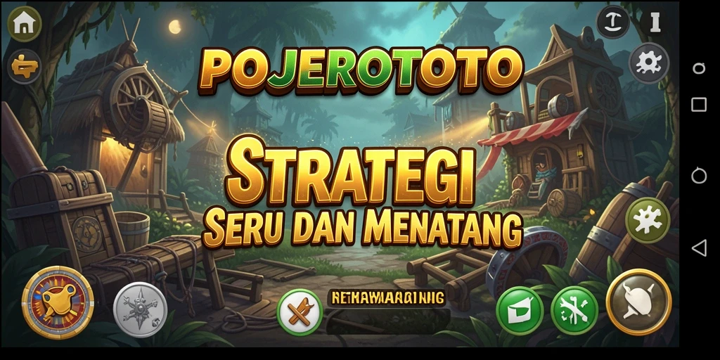 Tampilan gameplay mendebarkan di POJEROTOTO dengan aksi strategi seru.