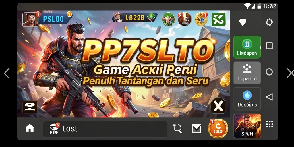 Tampilan screenshot menampilkan aktivitas seru dalam gameplay PP7SLOT.