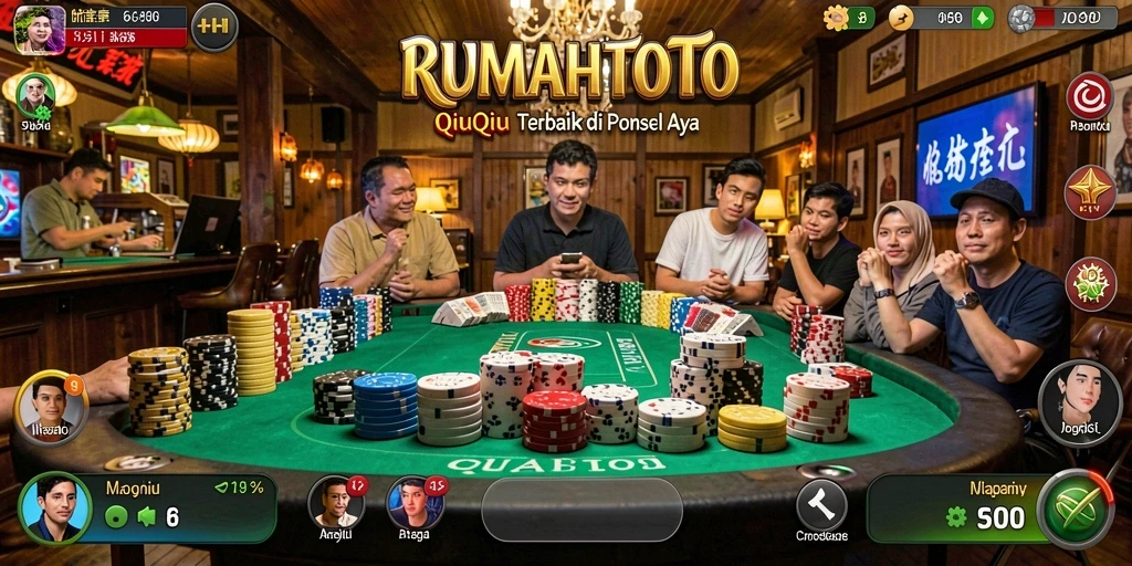 Gameplay QiuQiu yang mendebarkan di RUMAHTOTO.