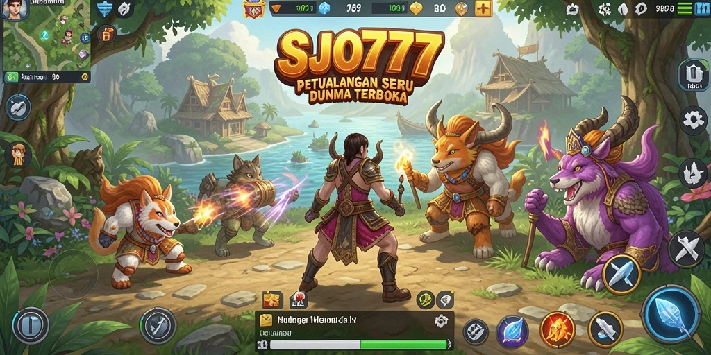 Tampilan gameplay mendalam SJO777 dalam dunia terbuka yang menakjubkan.