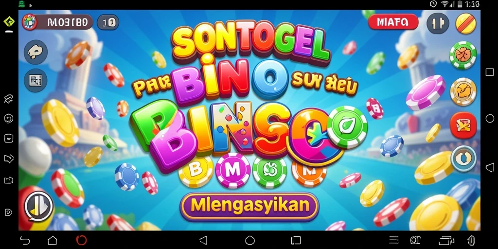 Screenshot gameplay Bingo SONTOGEL yang menarik dan seru.