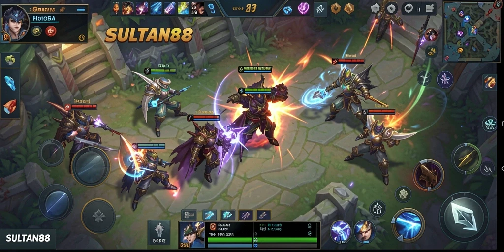 Tampilan gameplay seru dan menegangkan di SULTAN88.