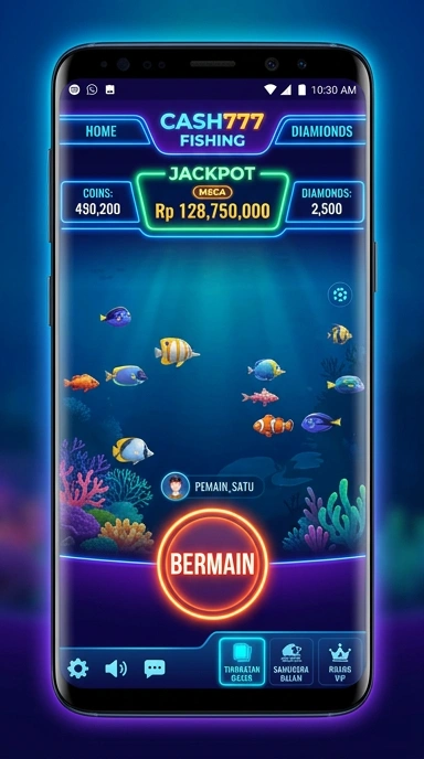 Beragam pilihan aplikasi yang tersedia di cash777.